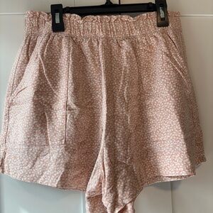 Abercrombie & Fitch High Waist Pink Shorts